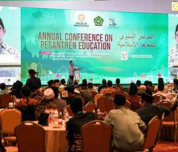 Gus Imin saat mengahdiri Konferensi Pendidikan Pesantren di Hotel Bidakara Jakarta