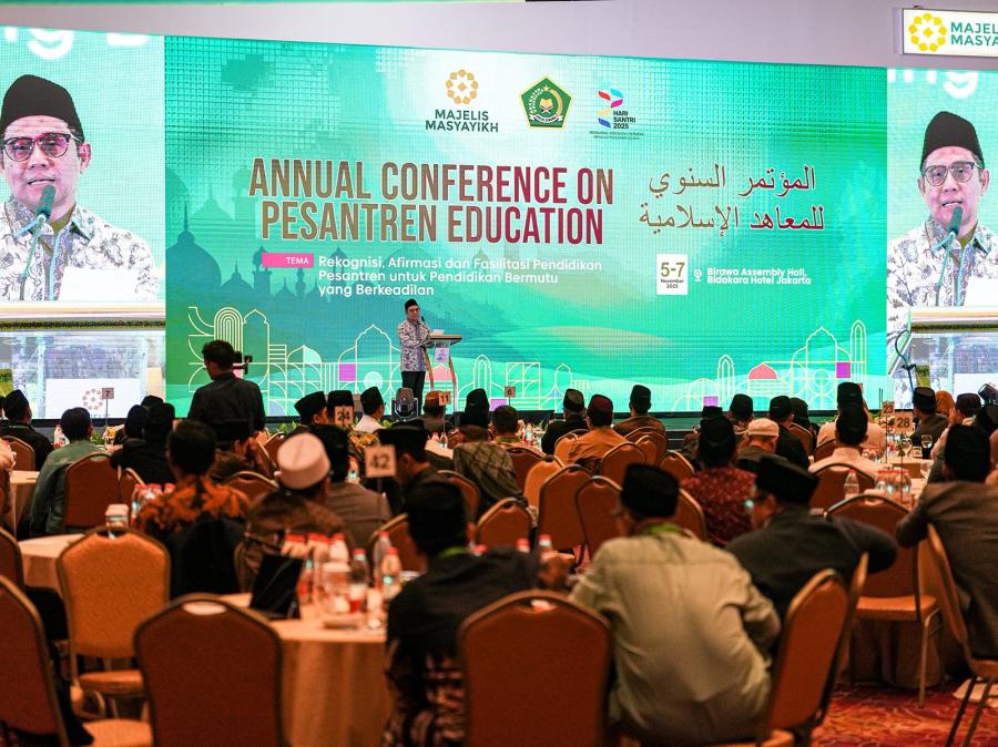 Gus Imin saat mengahdiri Konferensi Pendidikan Pesantren di Hotel Bidakara Jakarta